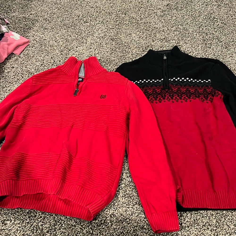 Two boys sweaters
